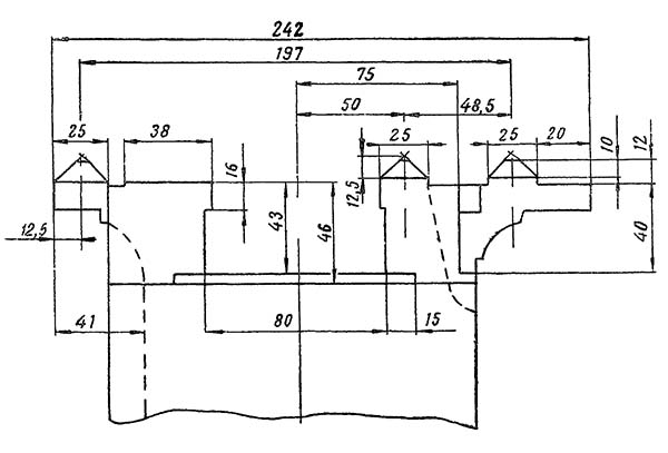 Станина токарно-гвинторізного верстата ТС-135